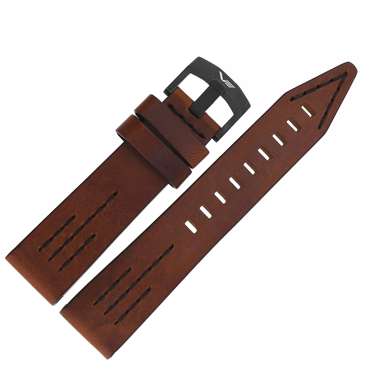 Pásek SSN-571 Kůže (F612) hnědý s šedou p. šedou kl.