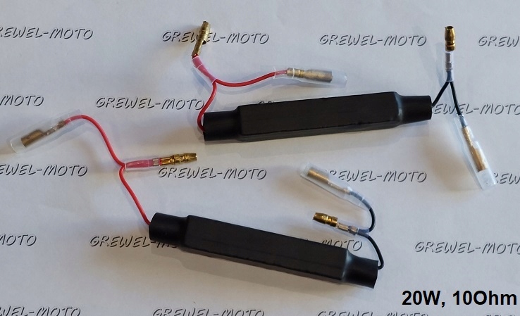 

Opornik rezystor 10 Ohm 20W do kierunkowskazów Led