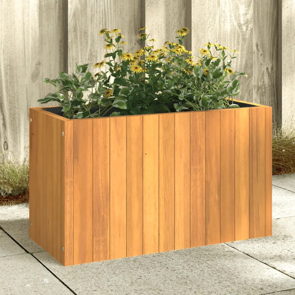 vidaXL Zahradní truhlík 59 x 27,5 x 35 cm masivní akáciové dřevo