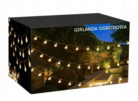 

Girlanda 15m Lampki 50szt żarówki ogrodowe