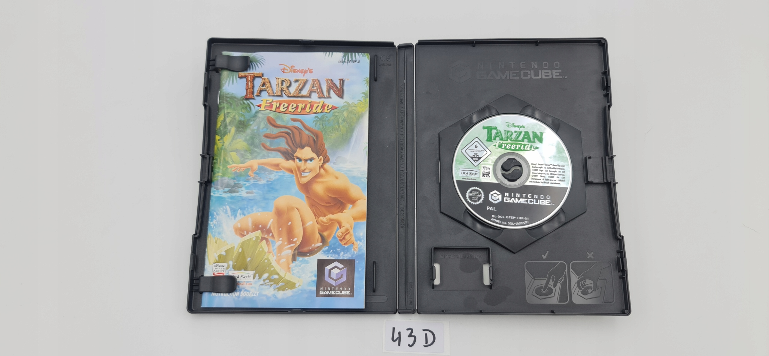 NINTENDO GAMECUBE TARZAN FREERIDE Platforma Nintendo GameCube