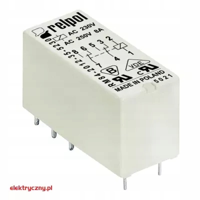 Relpol Przekaźnik miniaturowy 2P 8A 24V DC