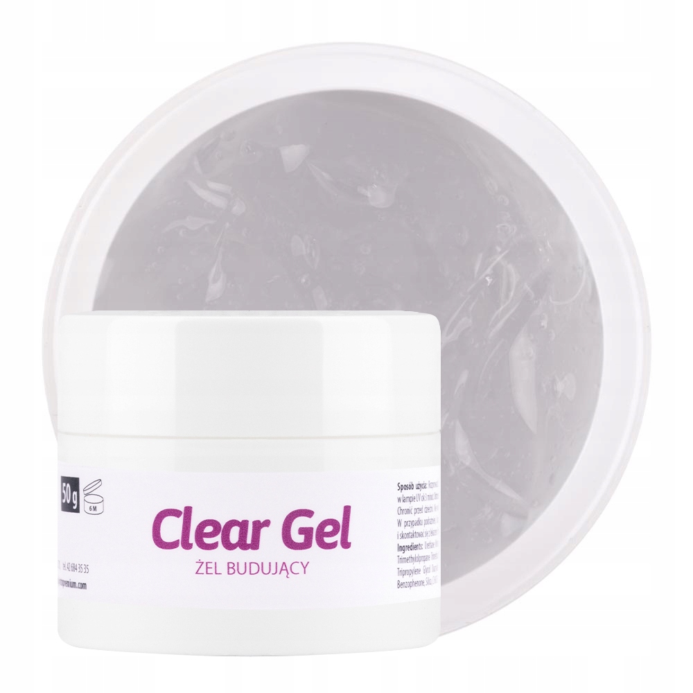 

Żel Budujący Do Paznokci Clear Przezroczysty 50 G