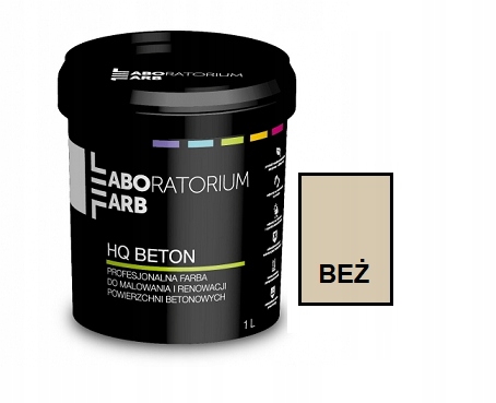 Hq Farba Do Betonu Posadzki Ogrodzeń Beż 1L-Zdjęcie-0