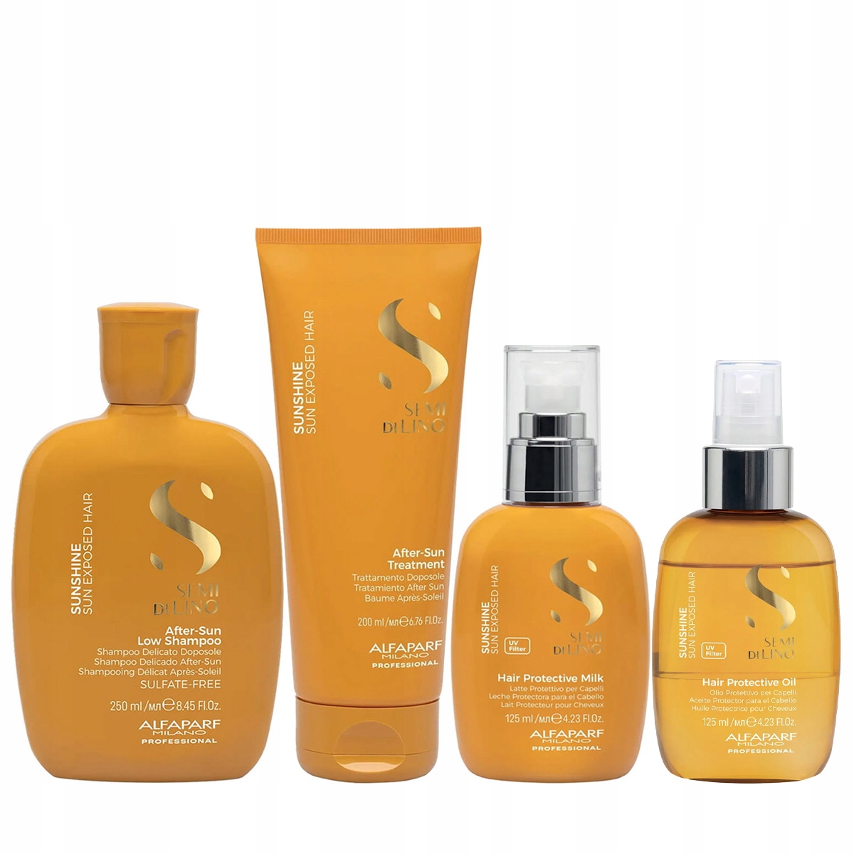Alfaparf Semi di Lino Sunshine sada pro regeneraci vlasů v létě