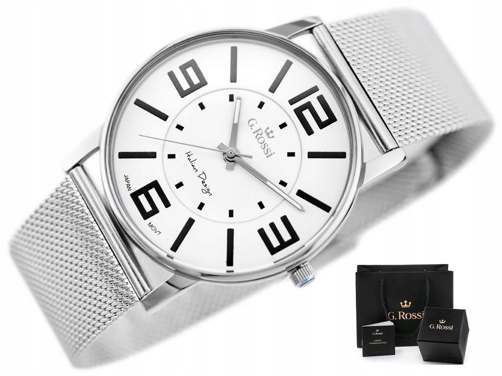 

Zegarek Damski G. Rossi Aida mesh +box Grawer