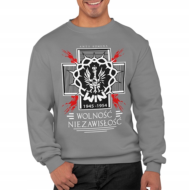 

Bluza Patriotyczna Wolność I Niezawisłość Siwa