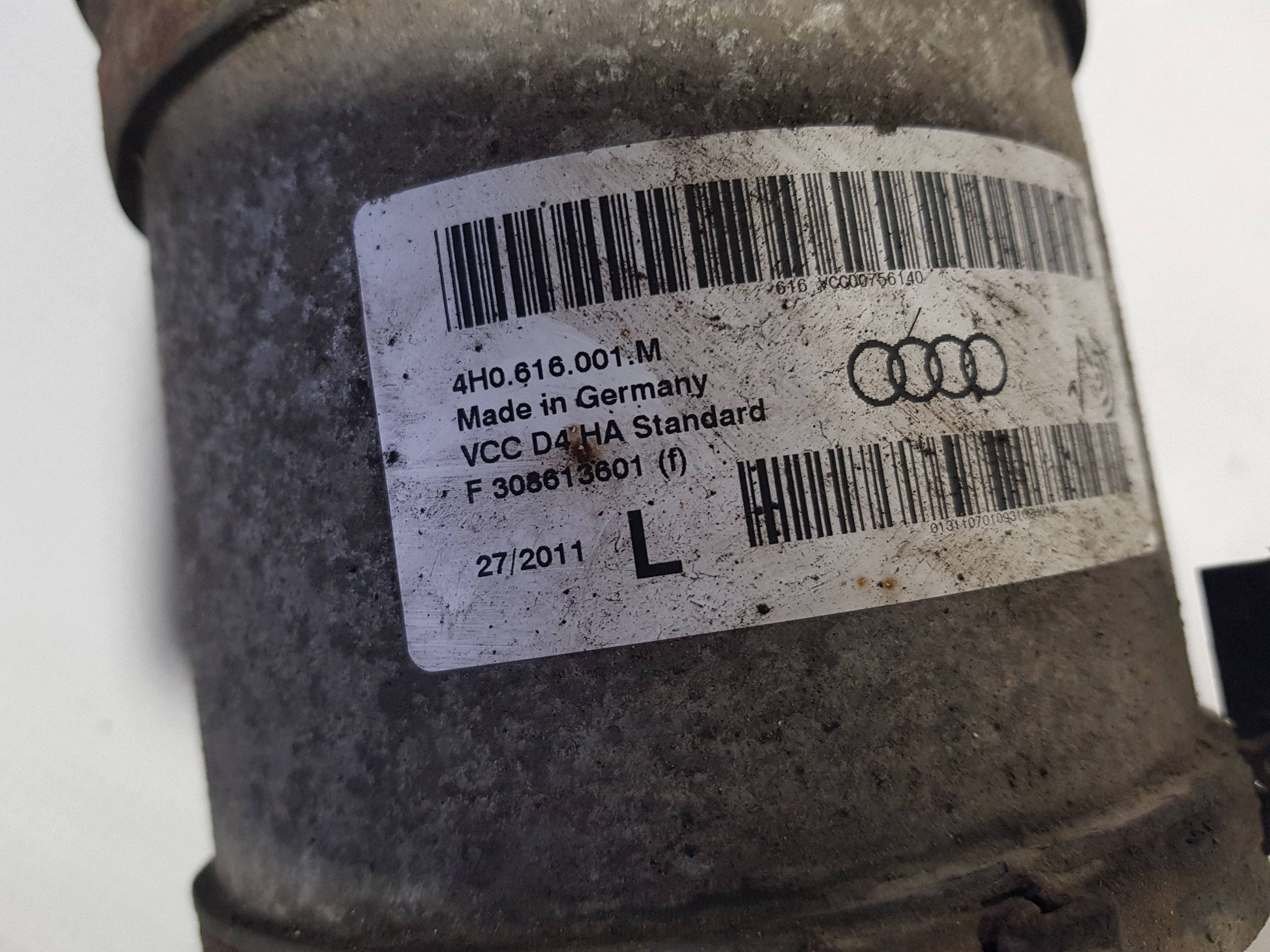 shock absorber left rear part AUDI A8 D4 4H 4H0616001M