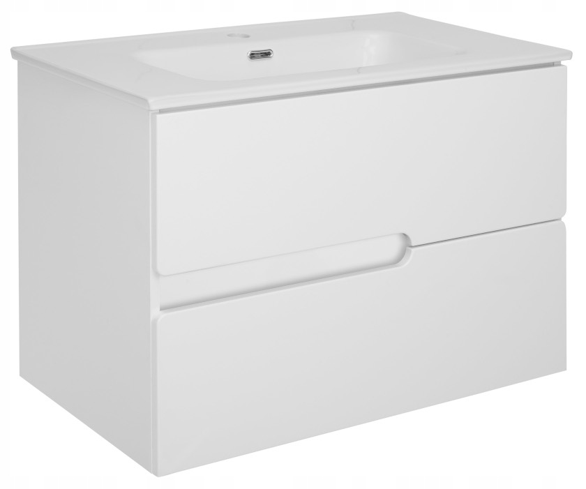 Szafka SPECTRA 80 cm biała z umywalką ceramiczną Marka Astor