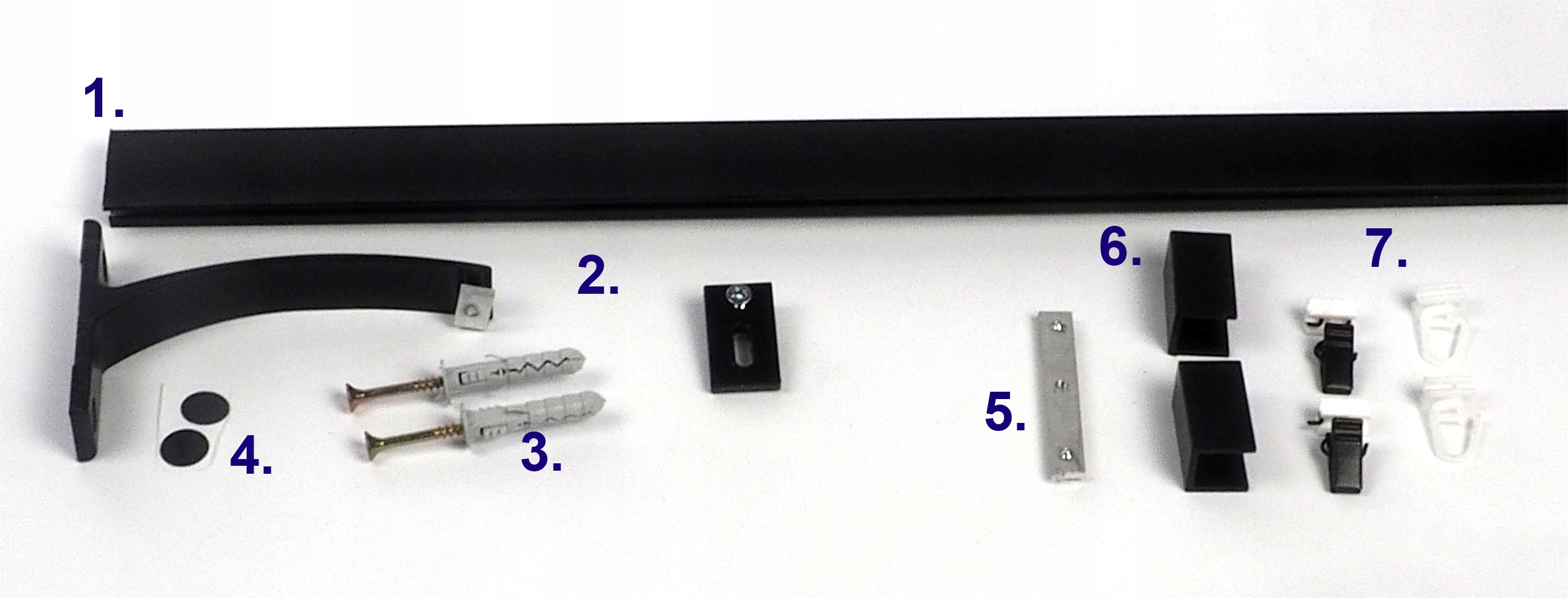KARNISZ ALUMINIOWY POJEDYNCZY 170 cm Rodzaj karnisza pojedynczy