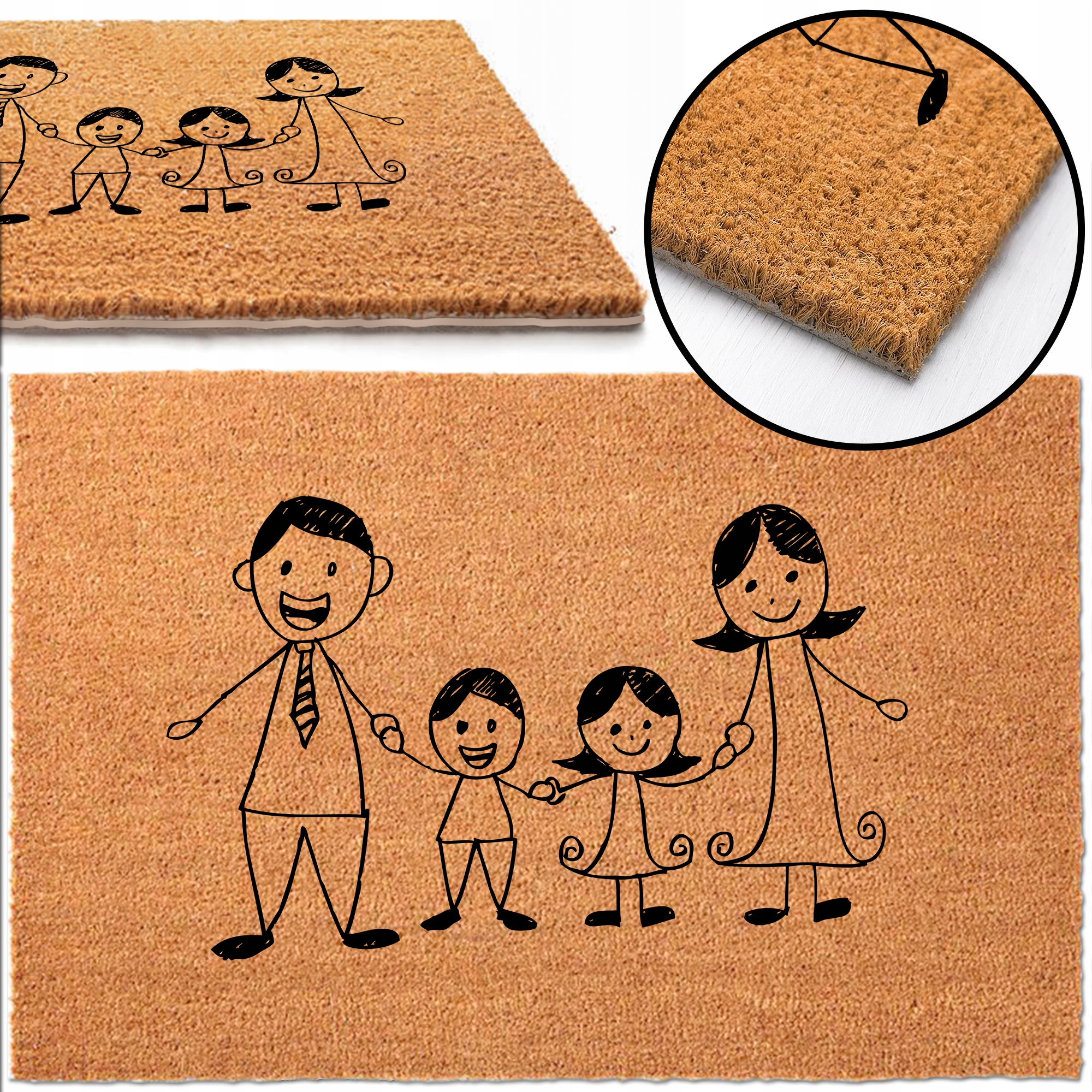 

Wycieraczka pod Drzwi 40x60 Family Wiele Wzorów