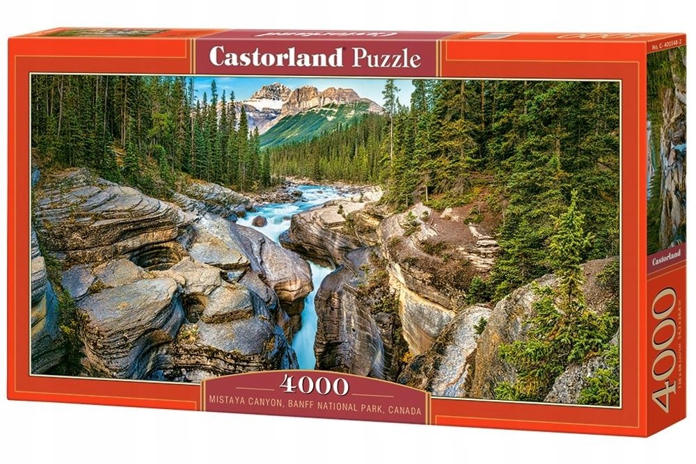 

Puzzle 4000 Mistaya Canyon, Banff Castor
