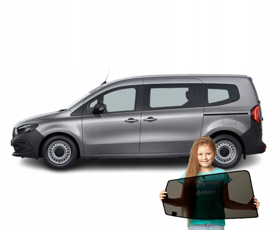 Sluneční clony na magnety pro Mercedes-Benz Citan 2 7místné