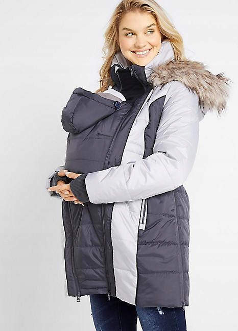 38 Bonprix cus KURTKA CIĄŻOWA ZE WSTAWKĄ Płeć kobieta