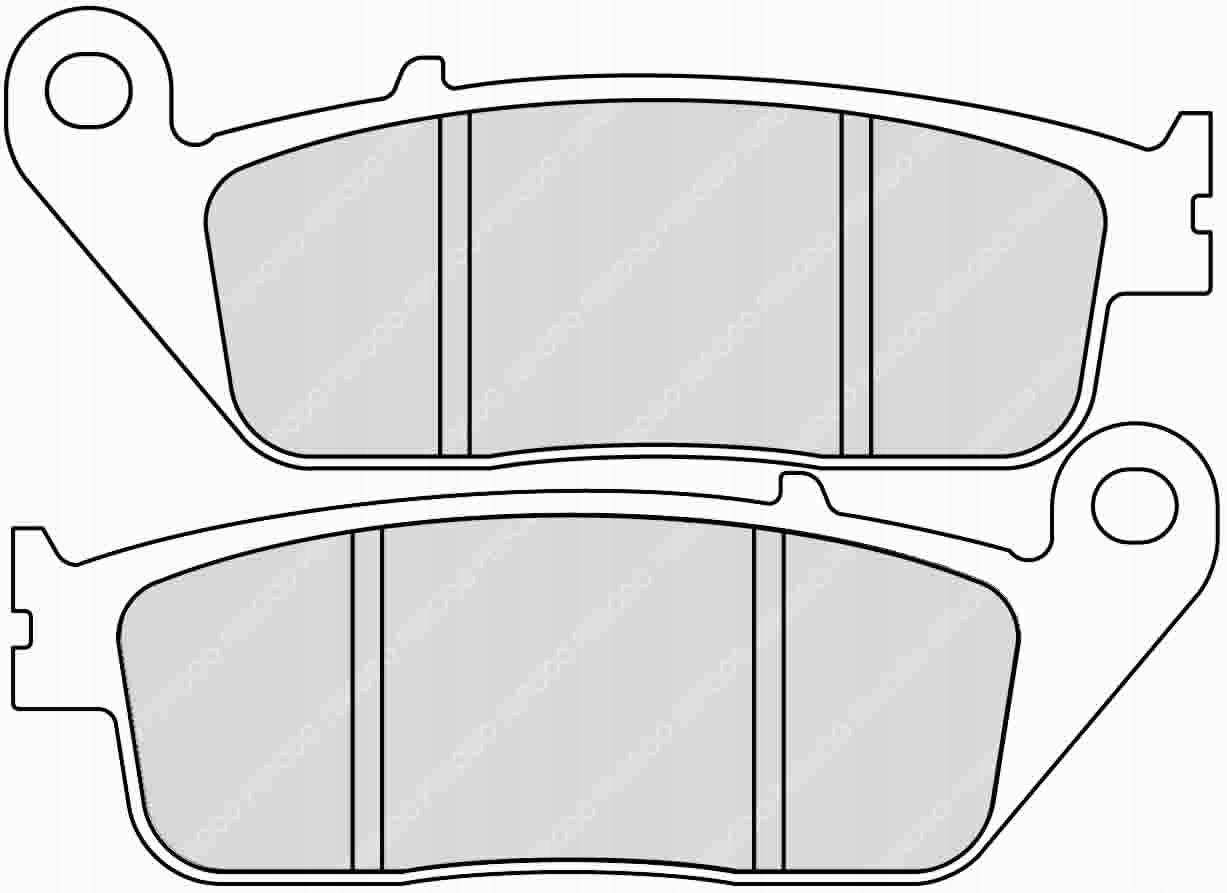 KLOCKI HAMULCOWE HONDA CBF 600 2004-2011 PRZÓD Producent inny