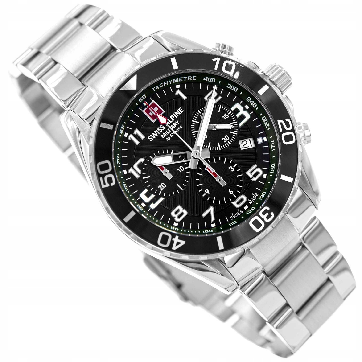 Pánské Hodinky Swiss Alpine Military SAM7029.9134 Chronograf Datumovka