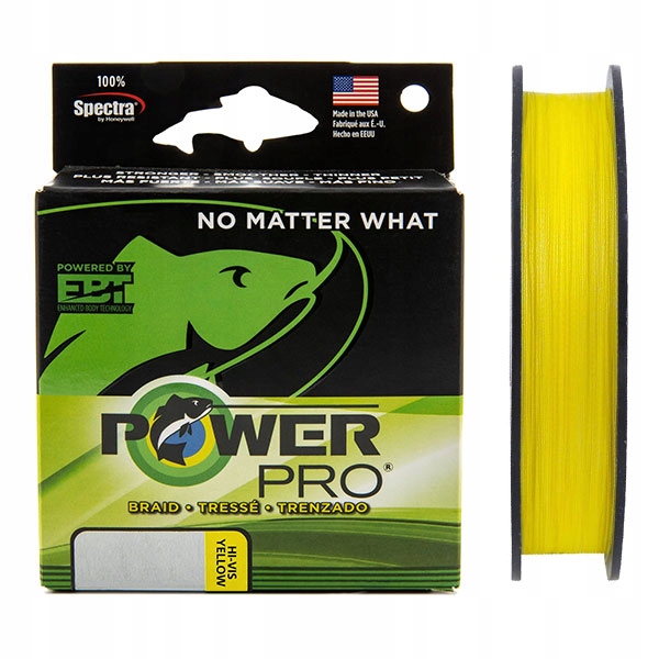 Power Pro 0.13mm 8kg 18lb Hi-Vis Yellow 135m