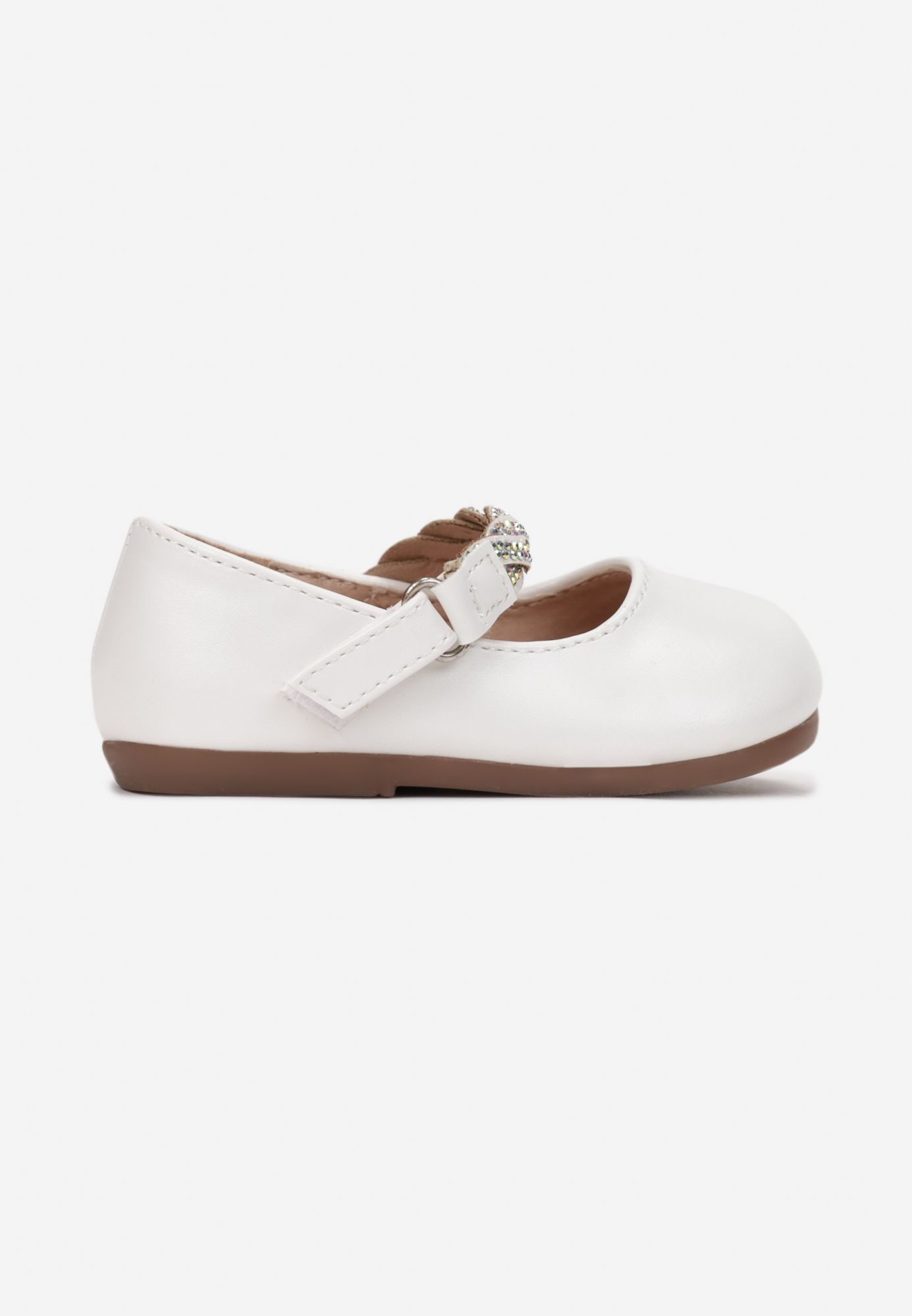 

Born2Be Białe Balerinki 24 Ekoskóra Casual