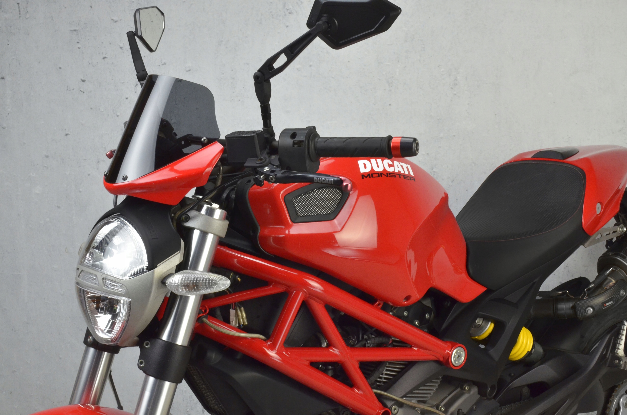 Pretekárske čelné sklo Loster Ducati Monster 696 09-14r.