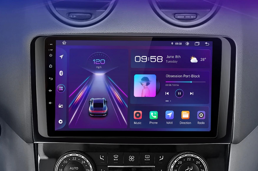 Radio nawigacja ANDROID Mercedes Benz ML W164 9''