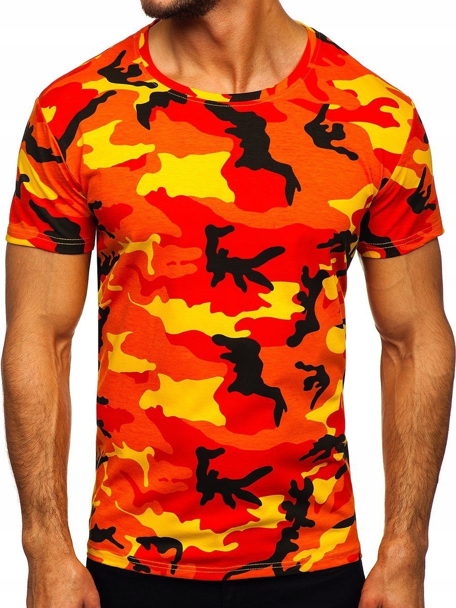 

T-shirt Męski Moro Pomarańczowy S807 Denley_xl