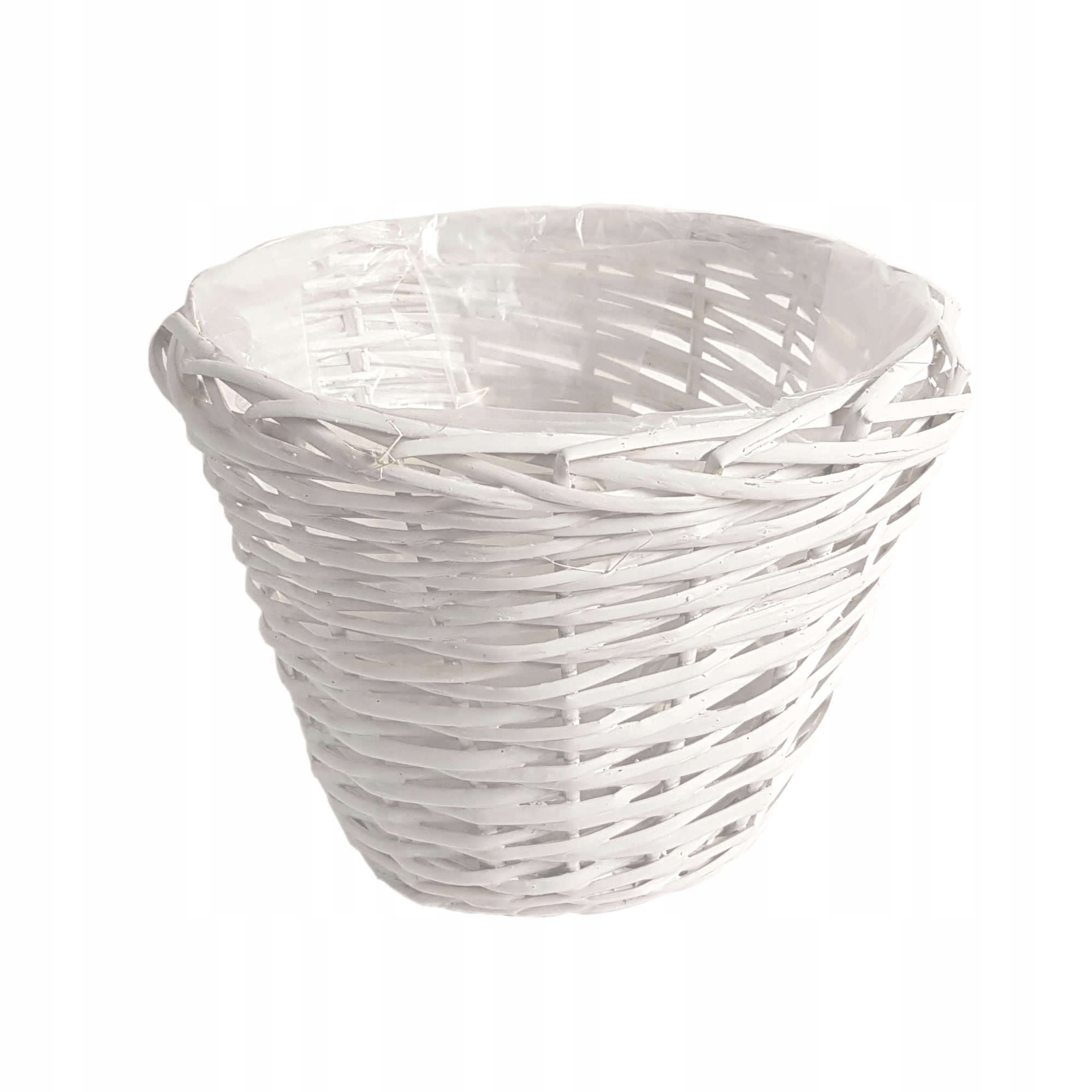 kosz na kwiaty osłonka wiklinowa