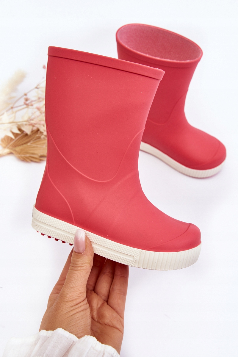 DZIECIĘCE KALOSZE WAVE GOKIDS 979 FUKSJA 35 Kolor różowy