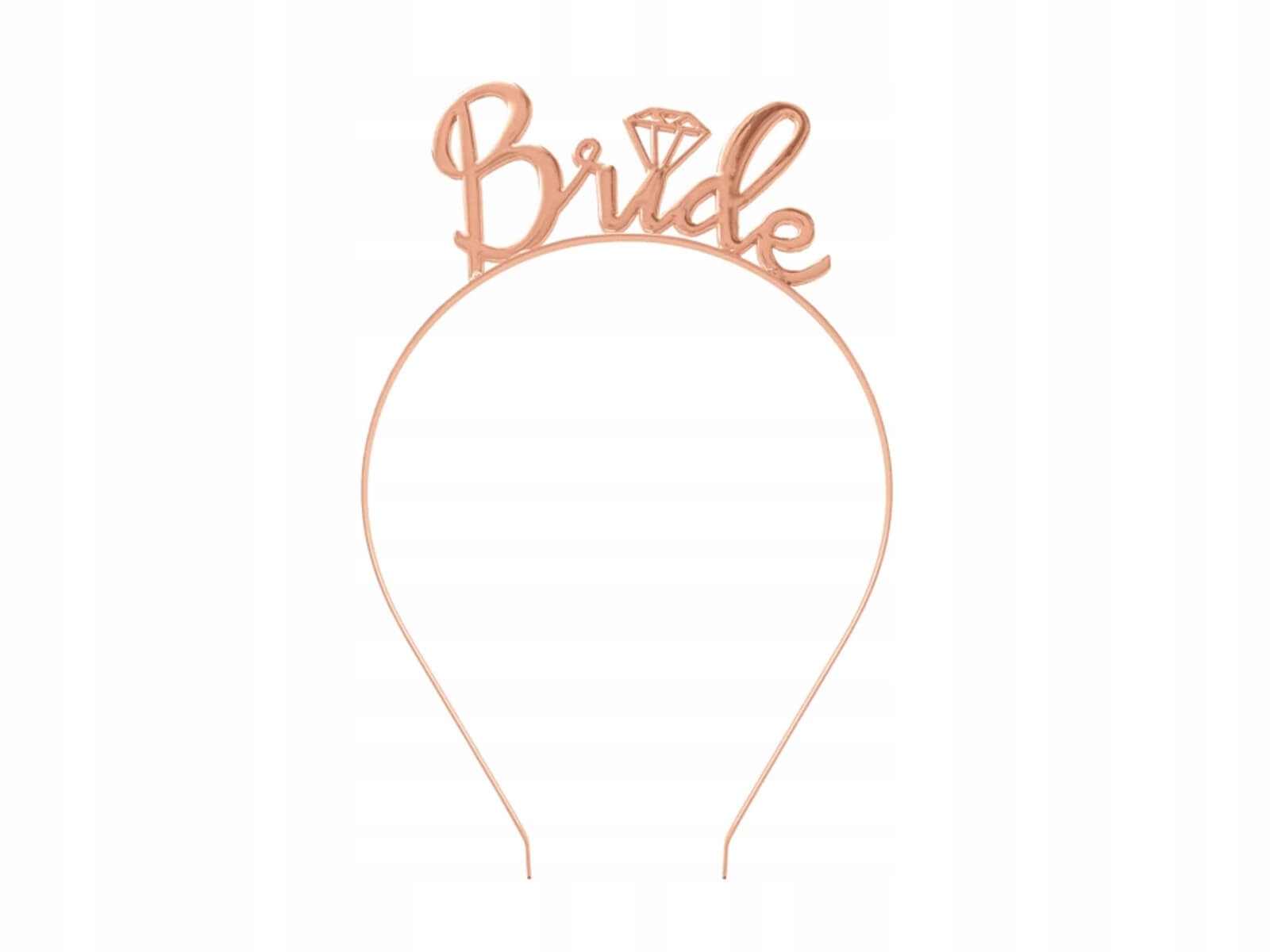 

Opaska Bride różowe złoto wieczór panieński