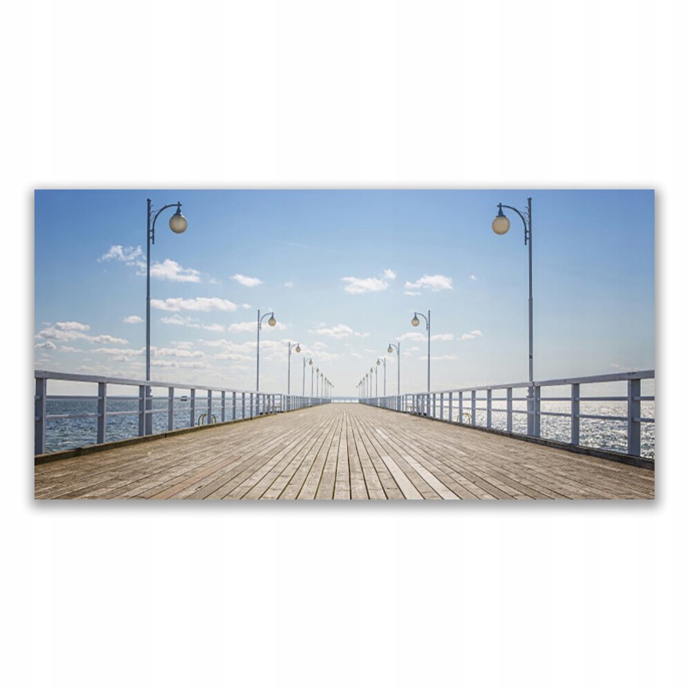 

Obraz akryl ścienny 120x60 Molo Morze Architektura