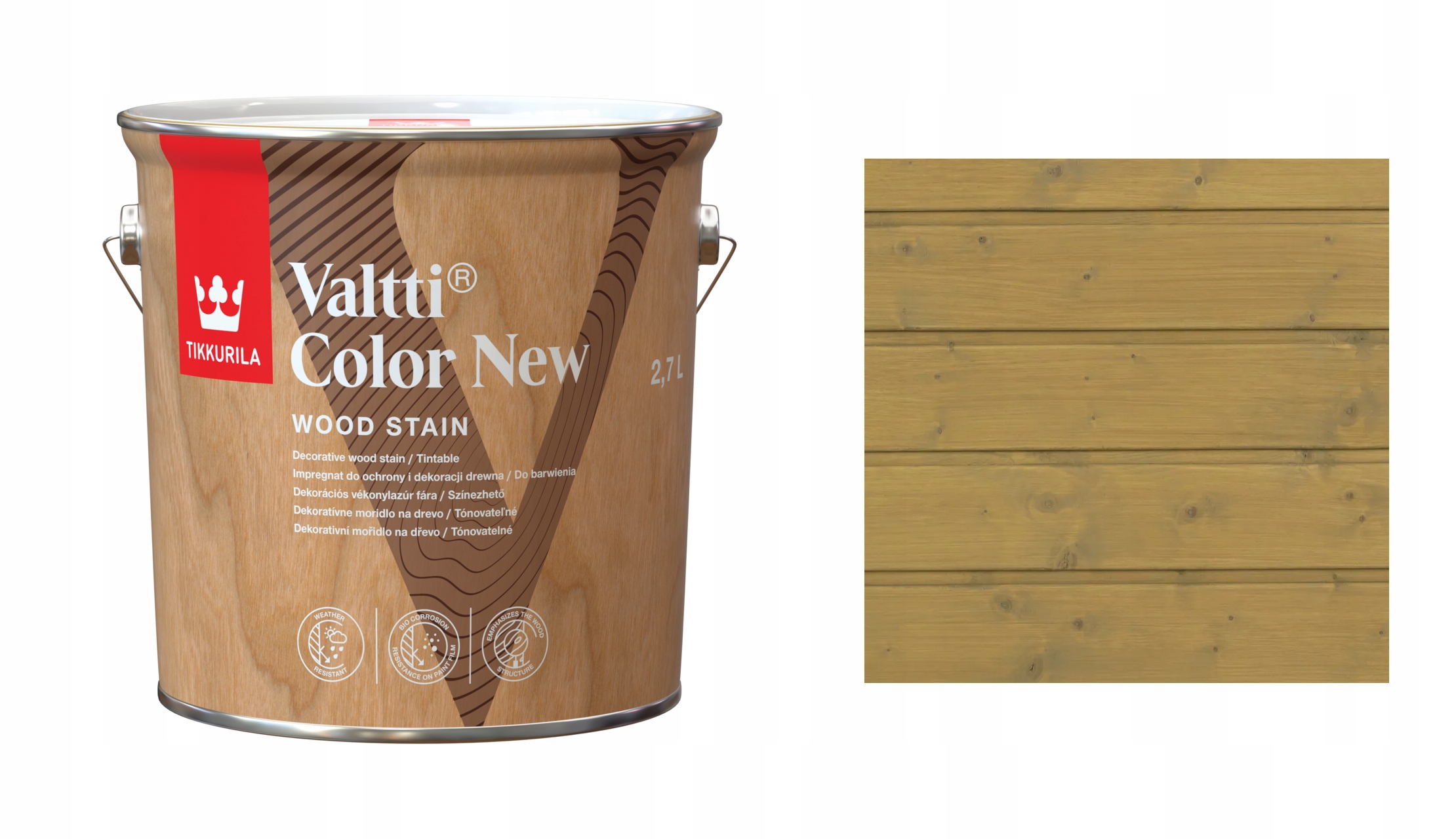 Tikkurila Valtti Color New 2,7L 231A Summer Oak Ochranný Impregnát