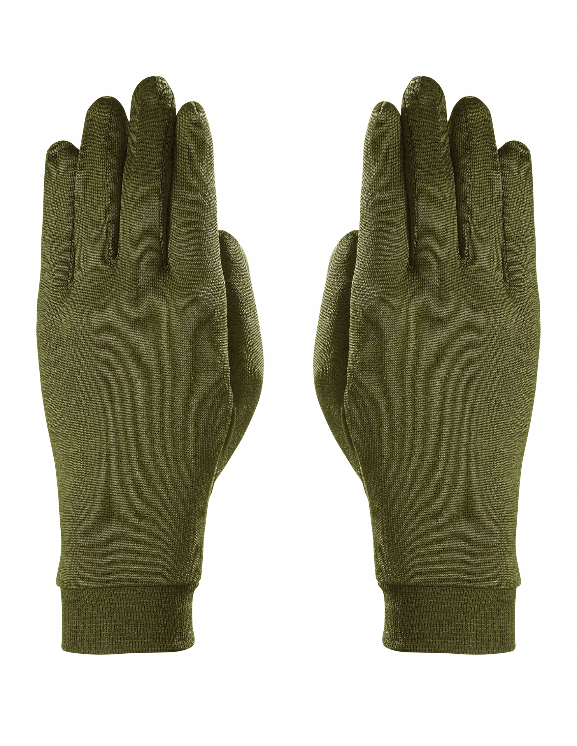 Rękawiczki pięciopalczaste Zanier Merino Liner Touch Zielony XL