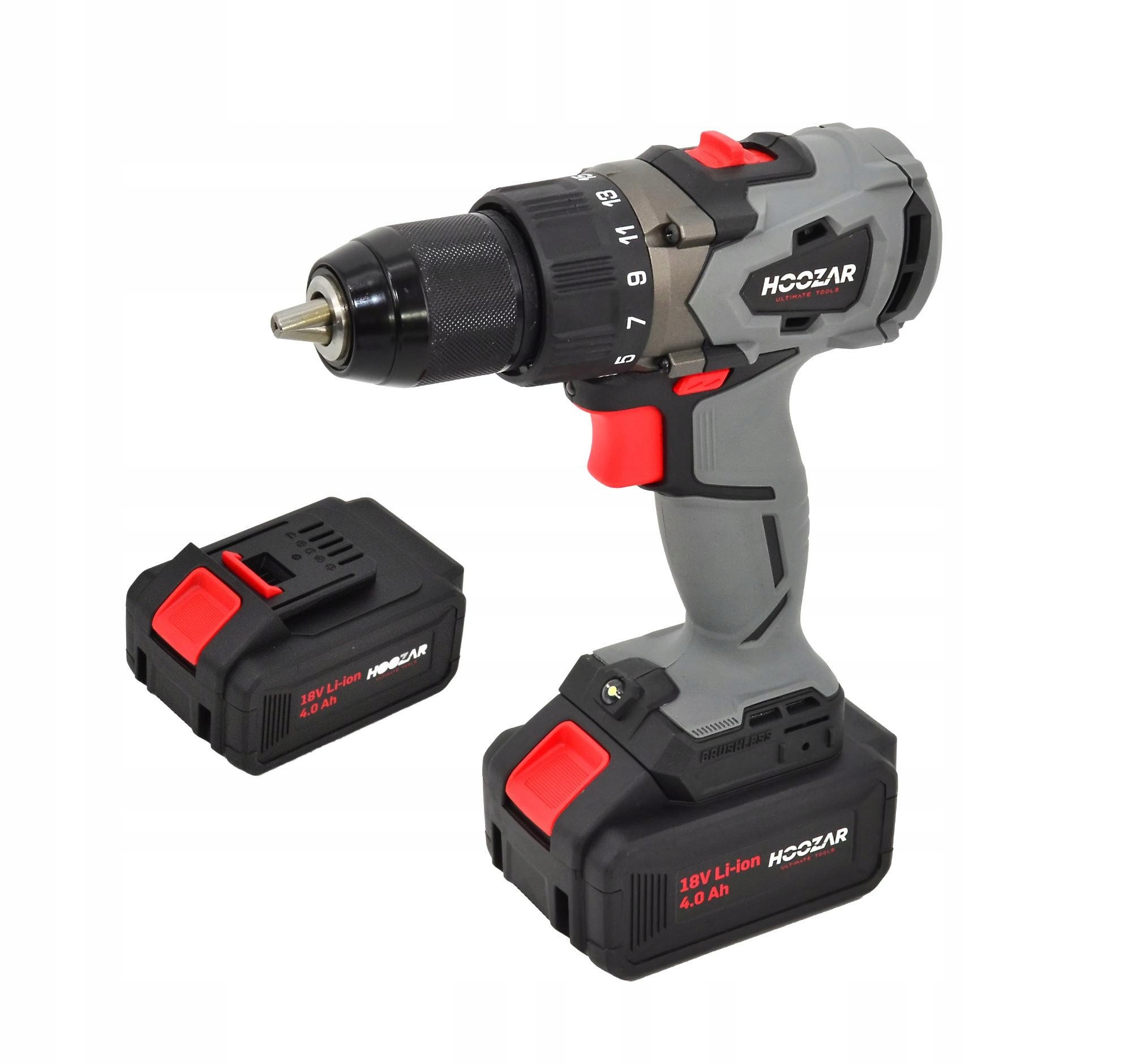 Aku Šroubovák Hoozar 18V 2x4,0Ah 60Nm Cd60Bl-M2