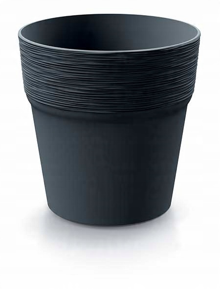 

Doniczka Osłonka Plastikowa Okrągła Antracyt 12CM