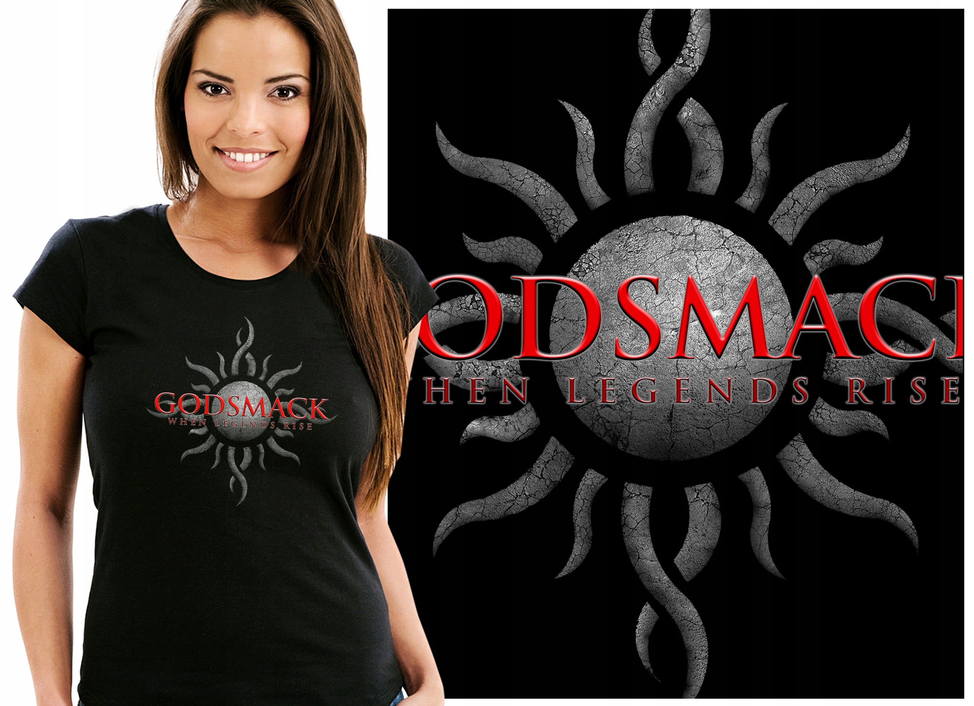 

Godsmack When Legends Rise Koszulka Damska M