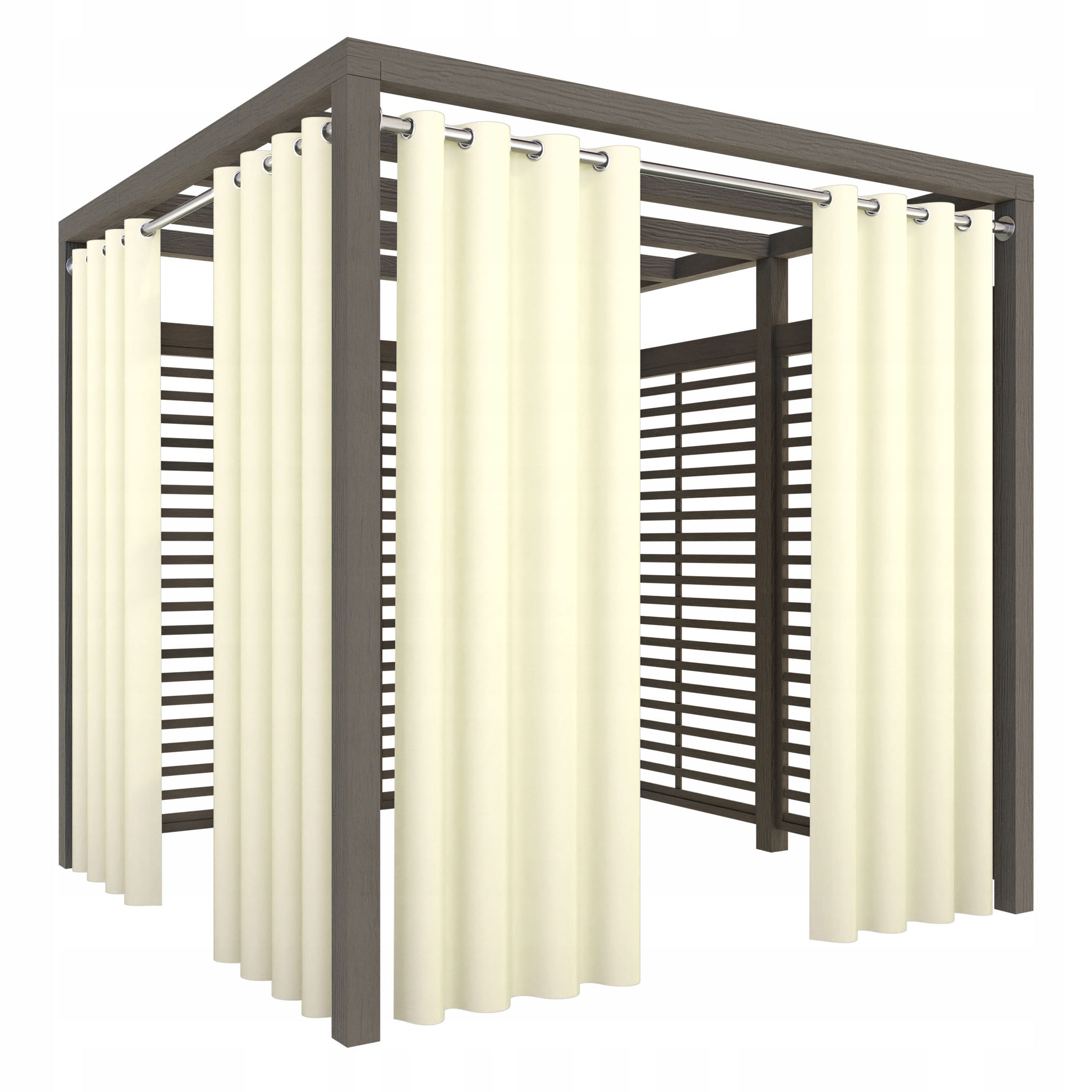 ZASŁONY OGRODOWE 155x240 WODOODPORNE NA PRZELOTKACH KOTARA DO OGRODU TARAS