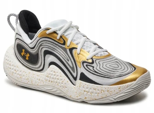 Buty do koszykówki uniseks Under Armour UA Spawn 6 Biały
