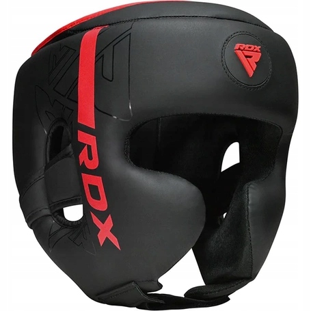 Kask bokserski RDX F6 Kara Head Guard red