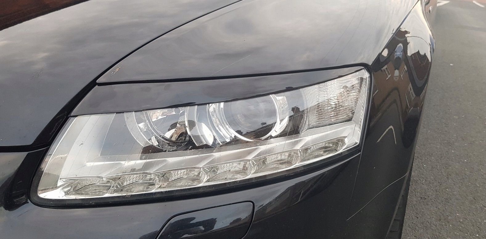 Brewki AUDI A6 C6 //// CZARNE///PLASTIK///ABS/// Producent Dilkar