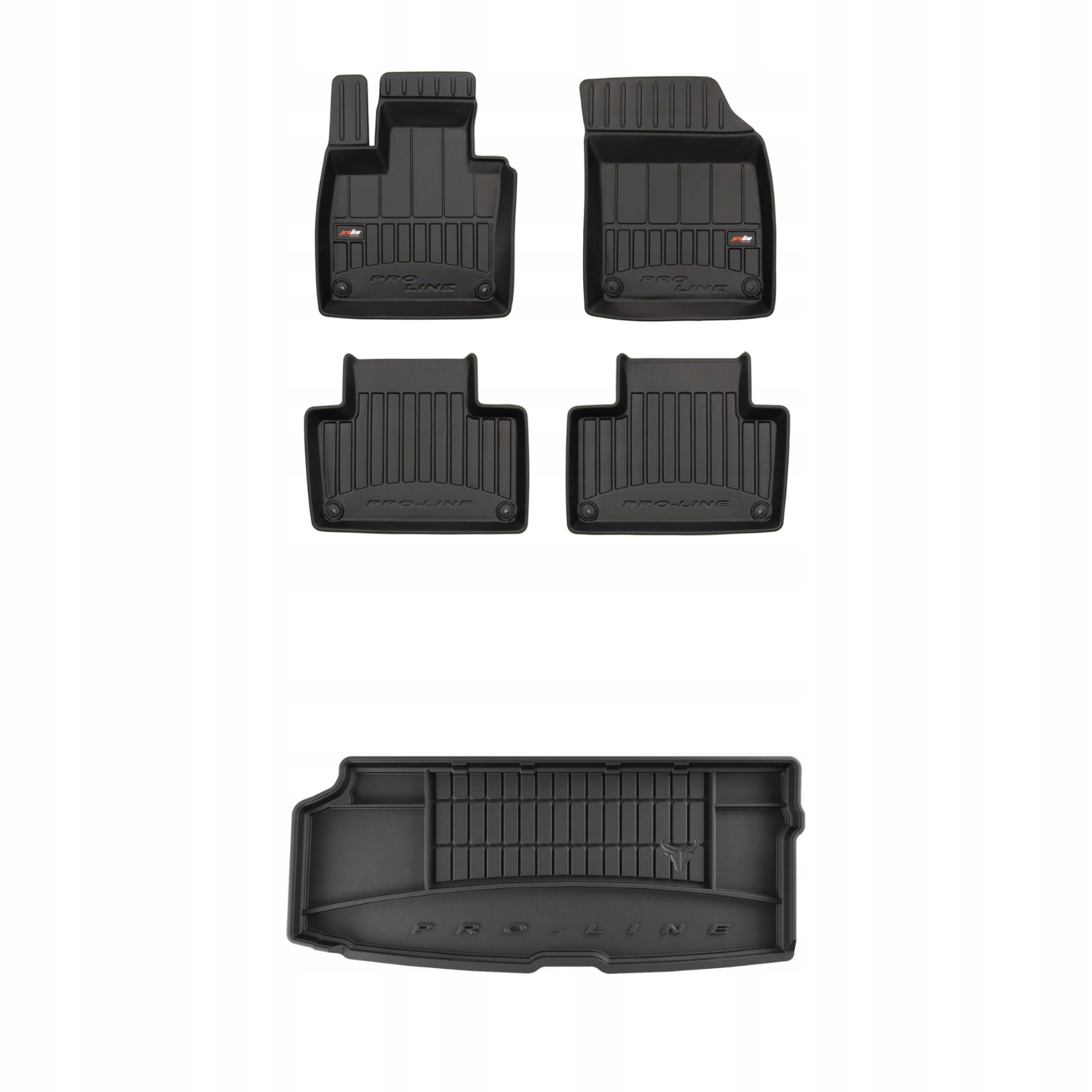 Sada gumových kobercov a rohoží pre Volvo XC90 II od roku 2014