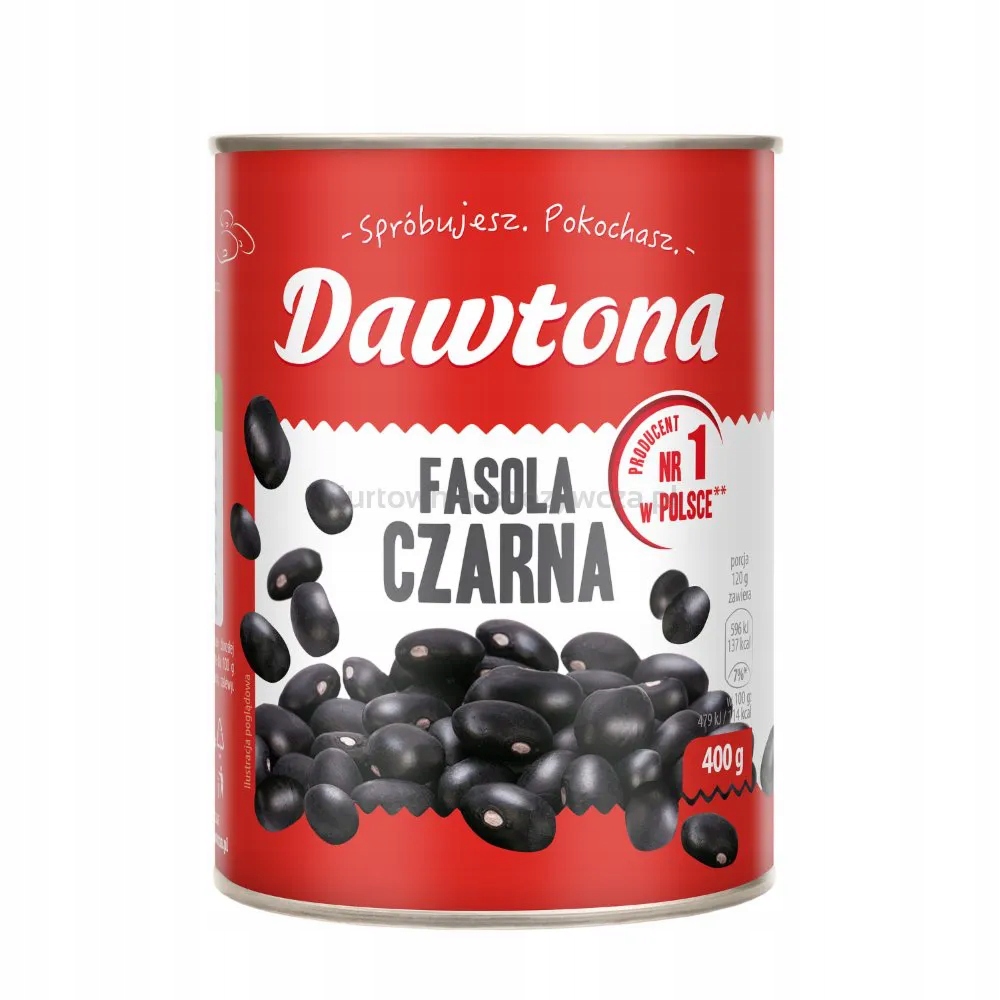 Dawtona Konzervovaná černá fazole 400 g