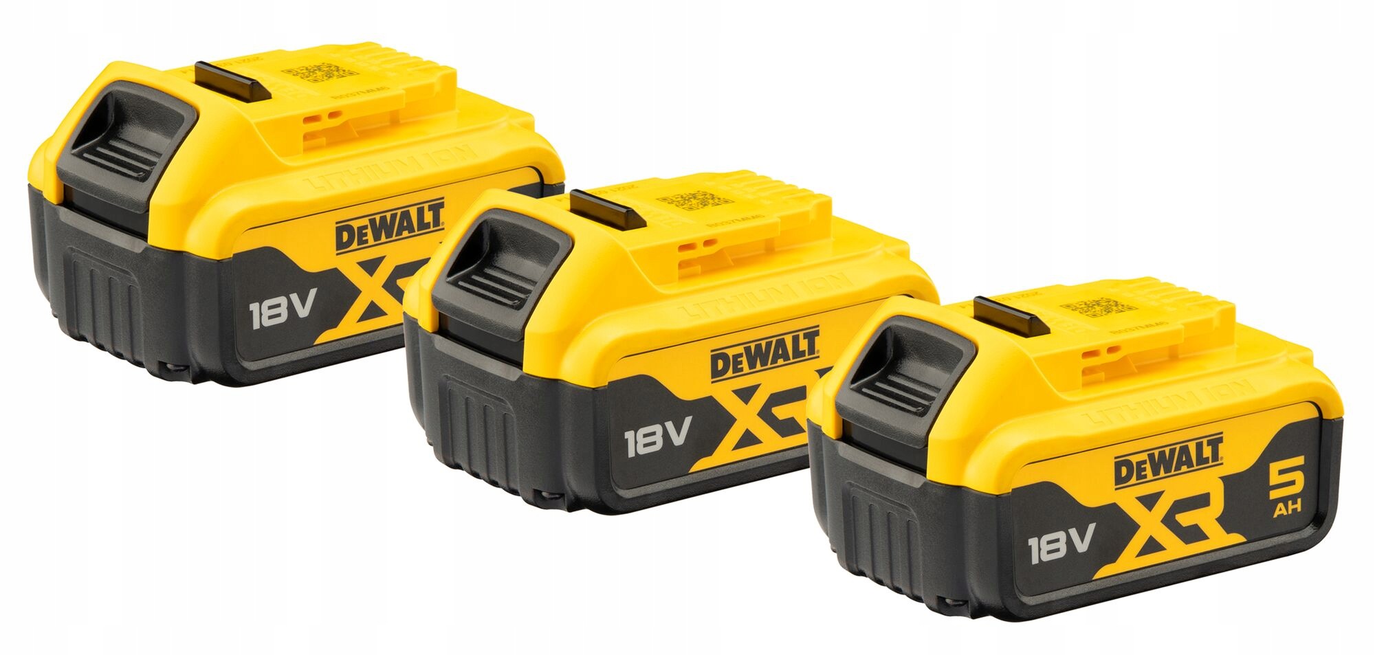 Sada akumulátorů DeWalt DCB184P3-XJ 18V 5 Ah 3 kusy