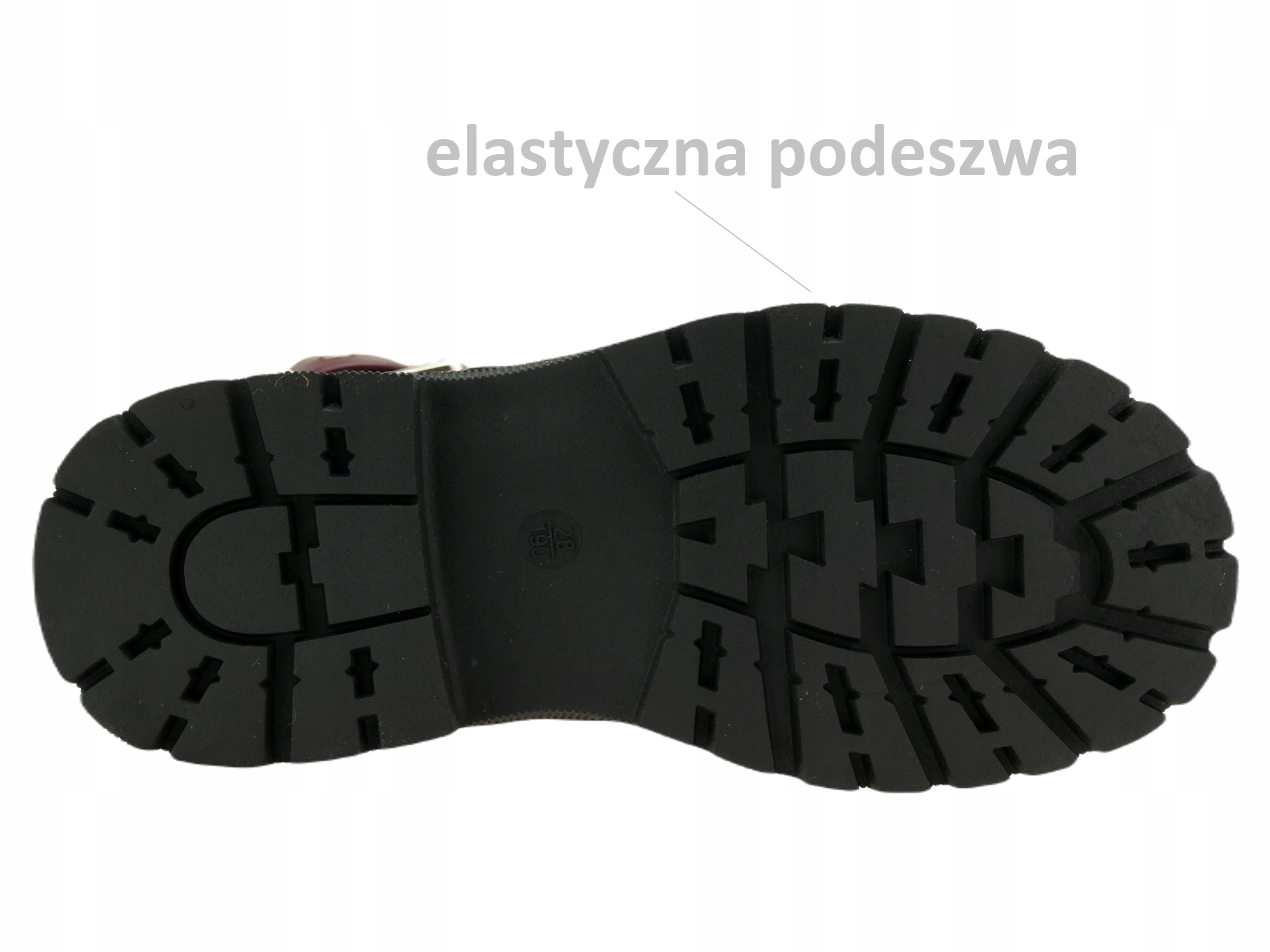 BUTY ZIMOWE DZIEWCZĘCE OCIEPLANE ŚNIEGOWCE 31 Odcień bordowy