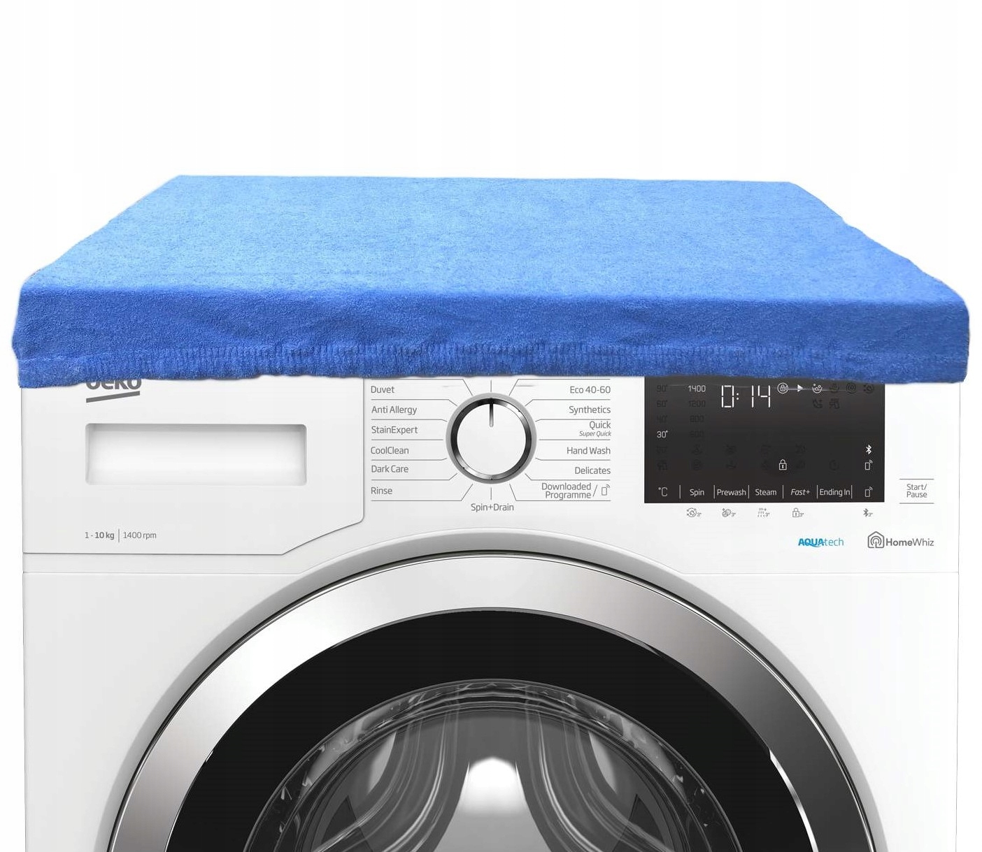 POKROWIEC NA PRALKĘ MATA NAKRYCIE frotte 60X50 cm OLDMAN NAKŁADKA NIEBIESKA