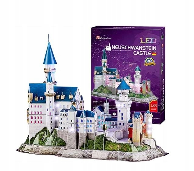 CUBIC FUN PUZZLE 3D LED ZAMEK NEUSCHWANSTEIN Kod producenta 6944588205102