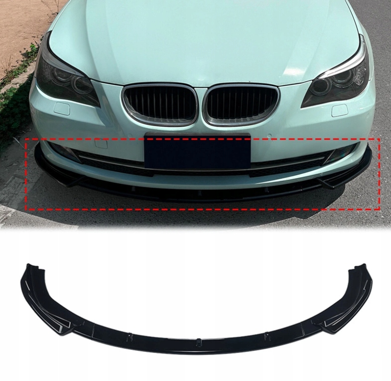 Bmw E60 E61 2008-2010 Čierny Lesk, Doplnok K Splitteru Bežného Nárazníka