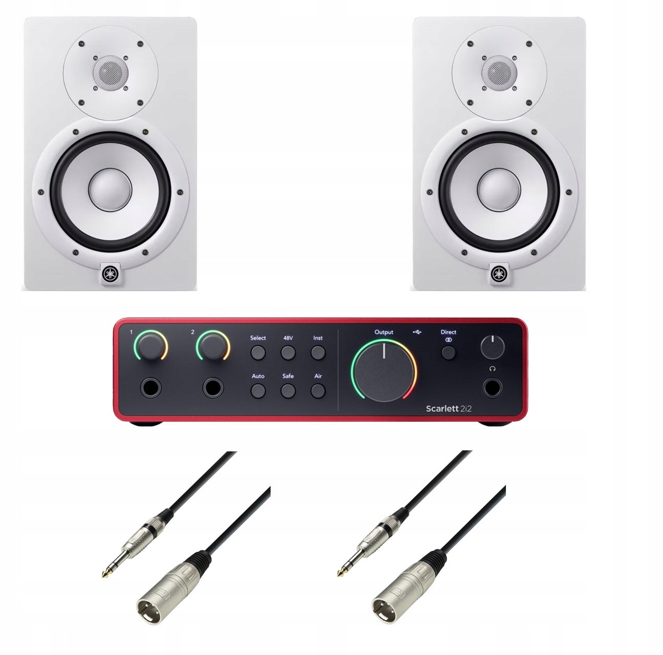 Sada pro nahrávání Rozhraní Focusrite Scarlett 2i2 Yamaha H7 White