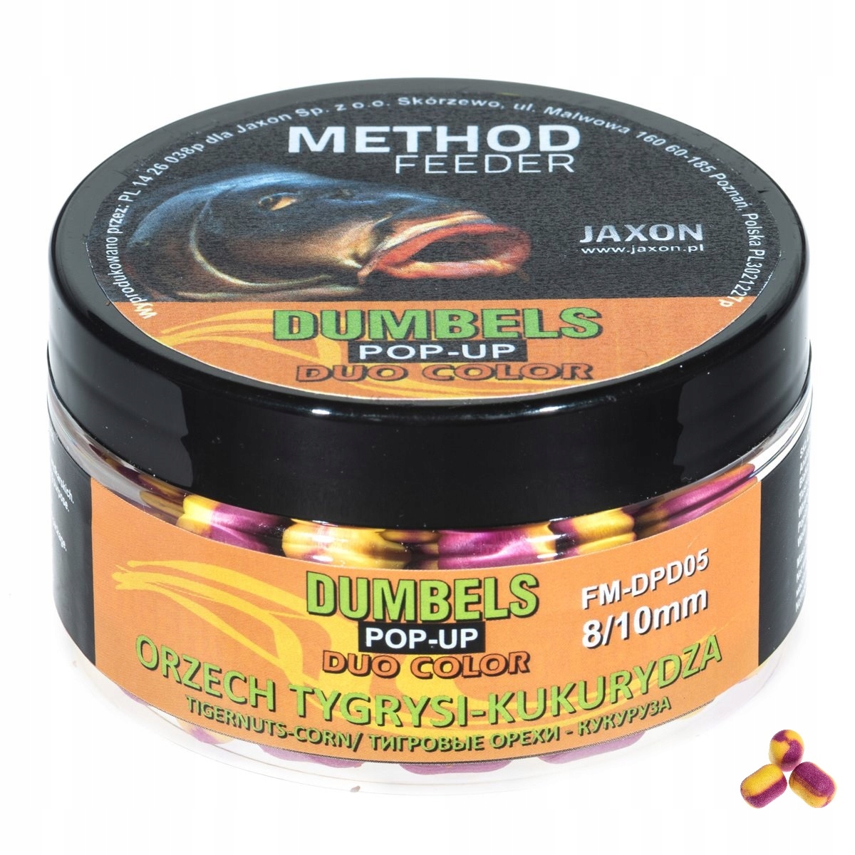 Dumbels Pop-up Method Orzech Tygrysi/kukurydza 30g 8/10mm