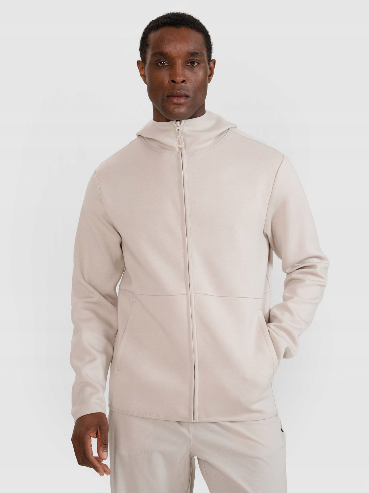 4F Tepláková mikina Béžová S