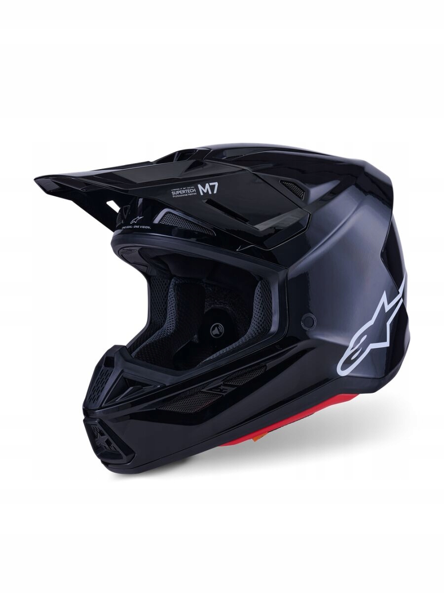 Prilba Na Crossové Motocykle Alpinestars Supertech M7 Black Gloss XL 8301326-1180-XL
