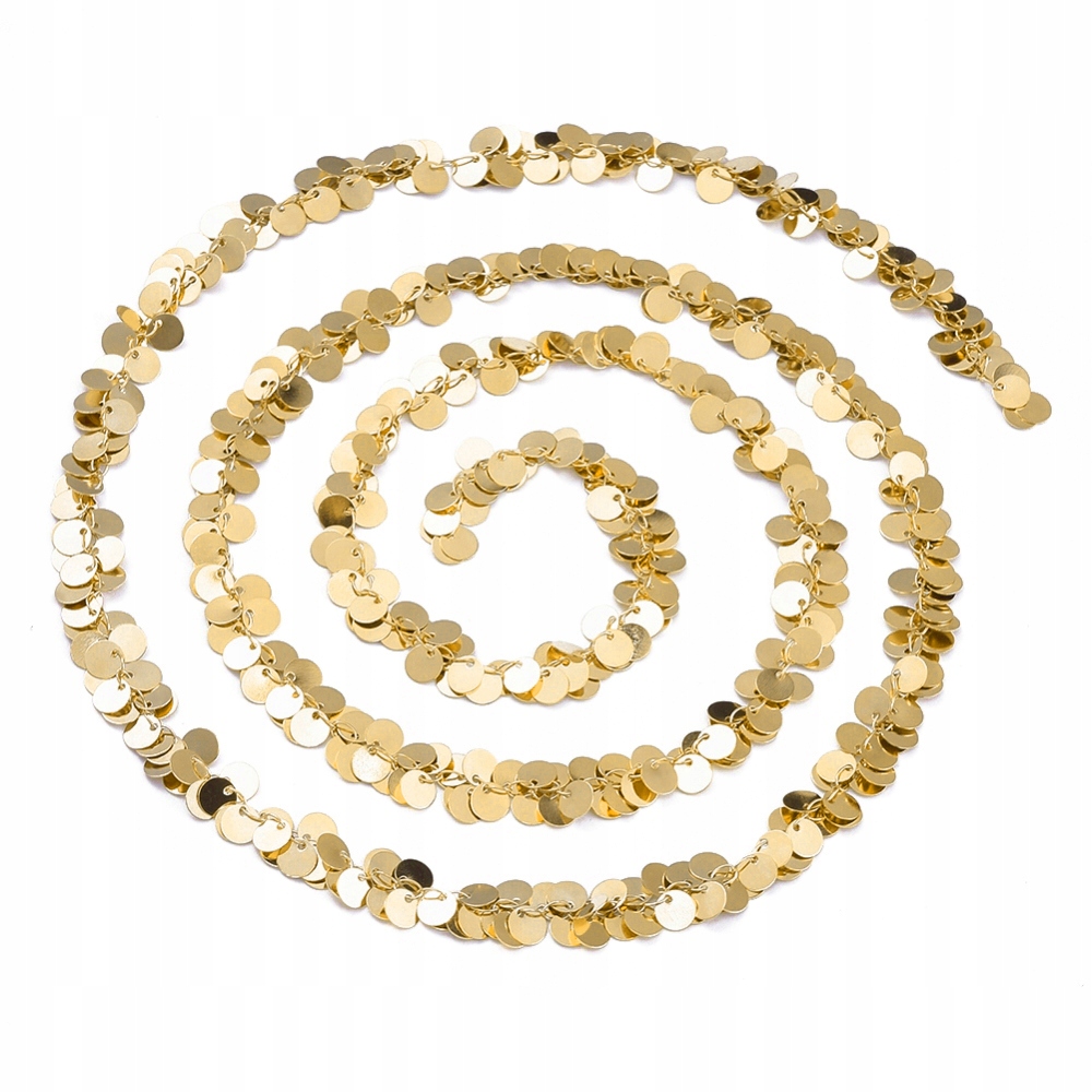 Řetízek Handmade s Visačkami Mosaz Pozlacený 18K, 4x3mm, Visačka 6mm, 1m